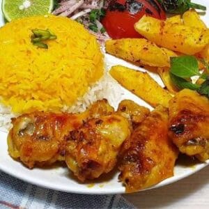 Ailes de poulet au safran