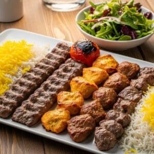 Skewer Platter for Three